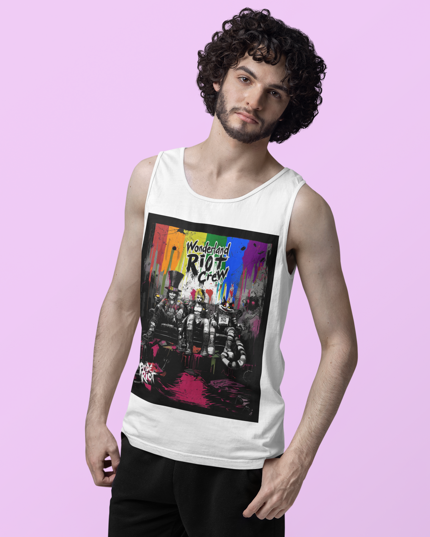 Alice in Rebellion – Punk Wonderland Tank Top | Queer Summer Essential