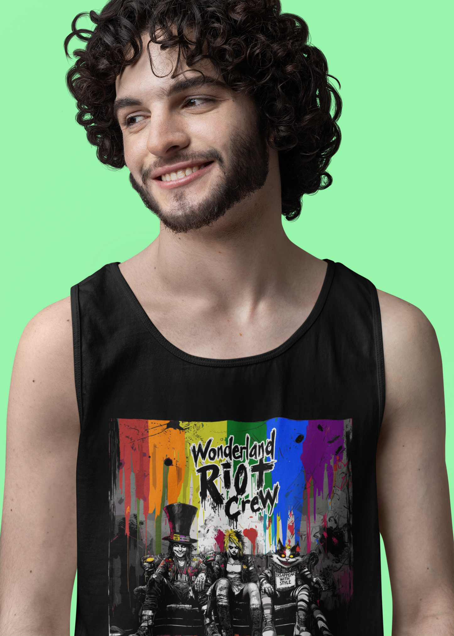 Alice in Rebellion – Punk Wonderland Tank Top | Queer Summer Essential