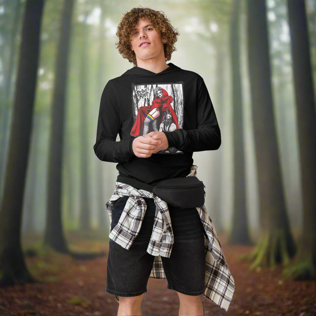 Red Riding Hood Hooded Tee | Queer Punk Fairy Tale Pride Apparel | Pride Riot