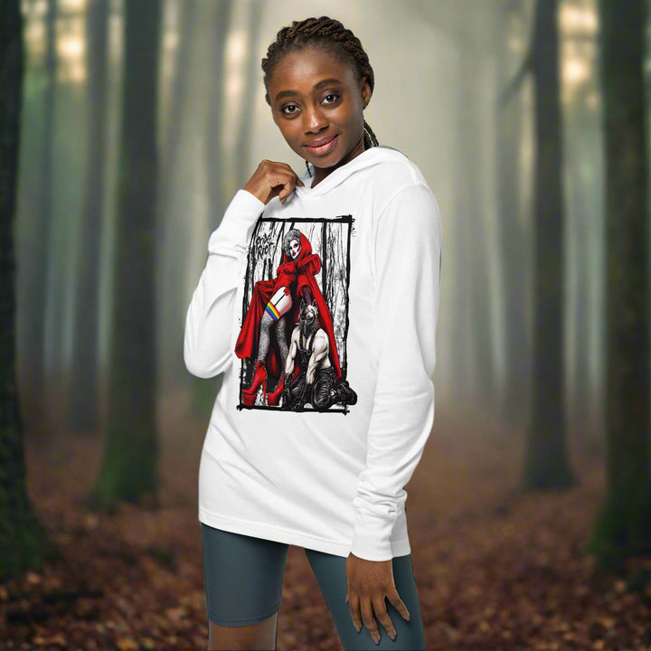Red Riding Hood Hooded Tee | Queer Punk Fairy Tale Pride Apparel | Pride Riot