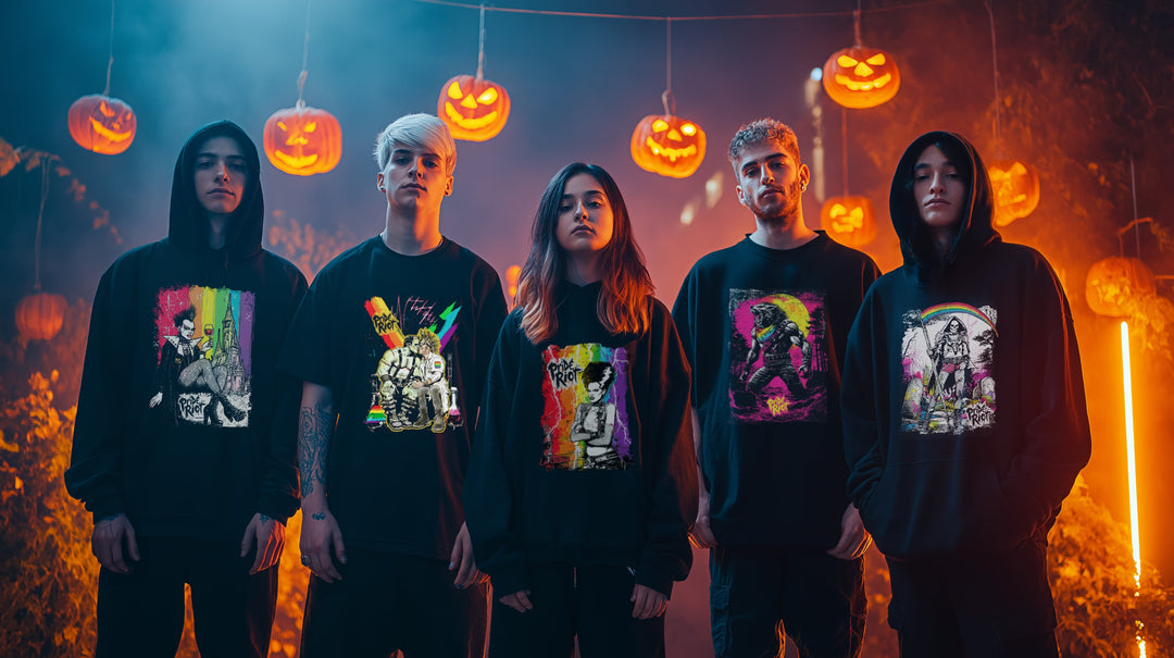 Pride Riot Monster Squad Halloween Collection | Queer Punk Hoodies, Tees & Pins