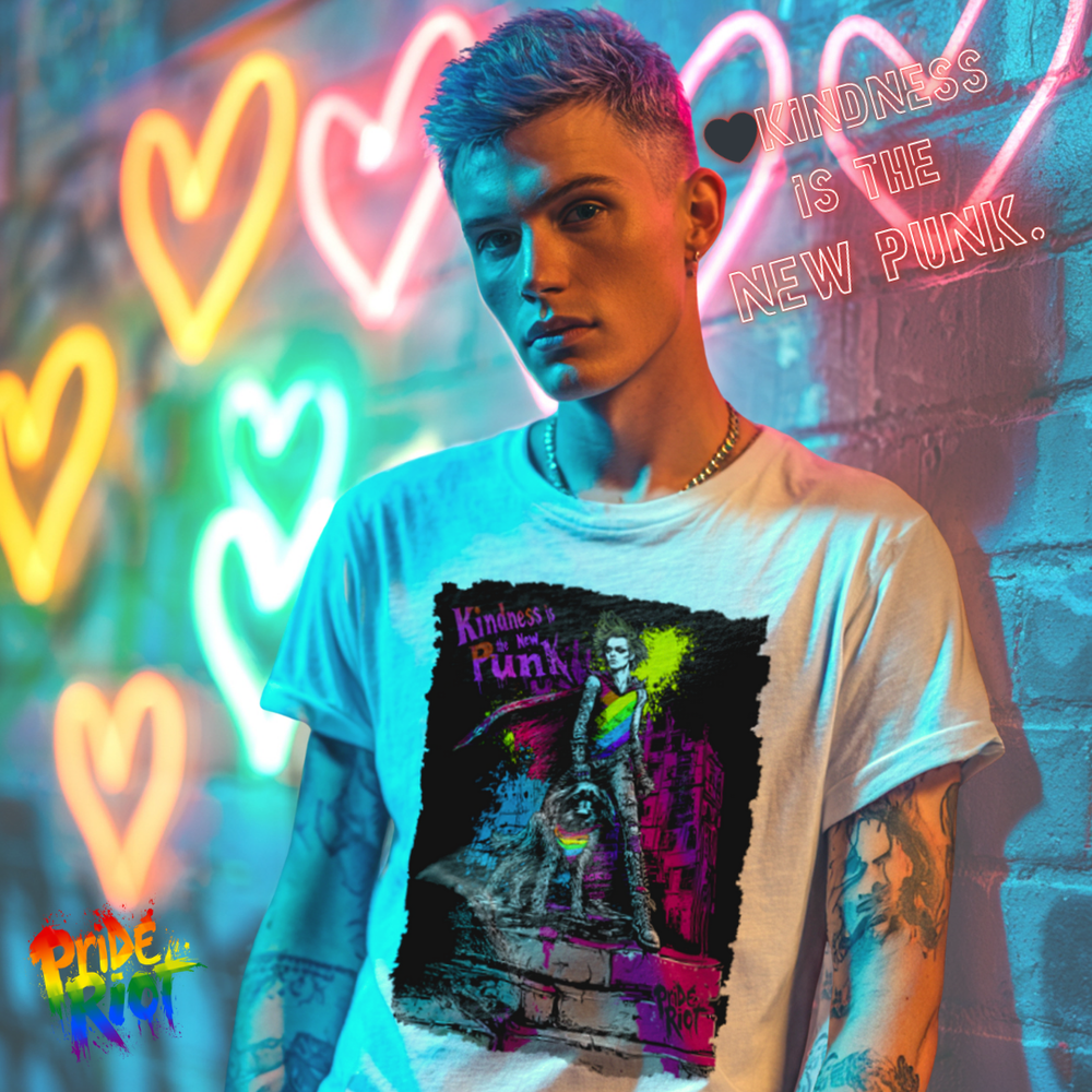 Kindness Is the New Punk | LGBTQ+ Superhero Tee