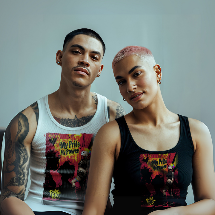 Punk Rock Queen II Tank – My Pride, My Power LGBTQ+ Unisex Tank Top