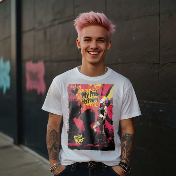 Punk Rock Queen II Tee – My Pride, My Power LGBTQ+ Unisex T-Shirt