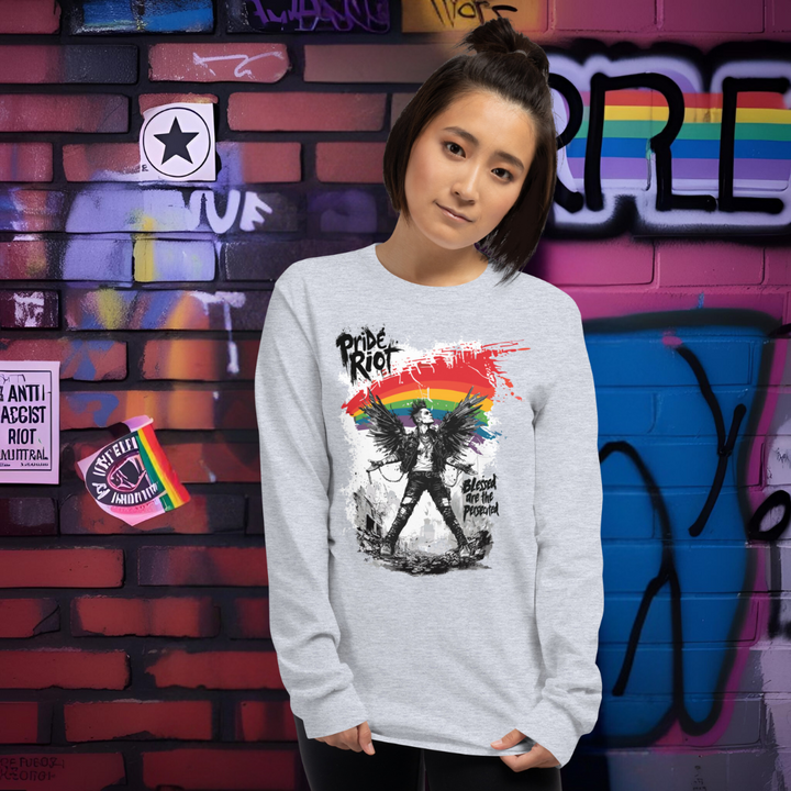 Blessed Rebellion Unisex Long Sleeve Shirt | Pride Riot LGBTQ+ Punk Apparel
