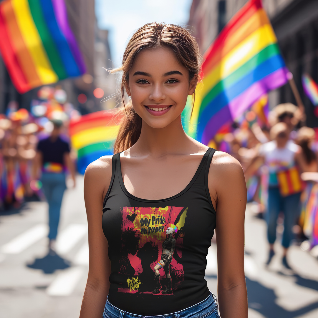 Punk Rock Queen II Tank – My Pride, My Power LGBTQ+ Unisex Tank Top