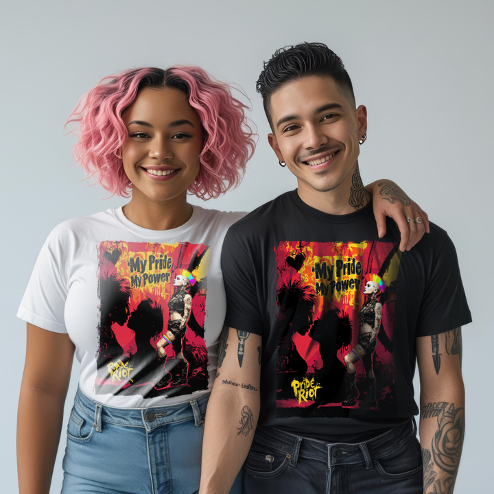 Punk Rock Queen II Tee – My Pride, My Power LGBTQ+ Unisex T-Shirt