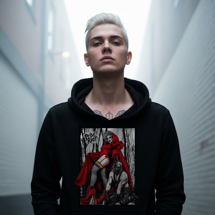 Red Riding Hood Hoodie | Queer Punk Fairy Tale – Pride Riot Official