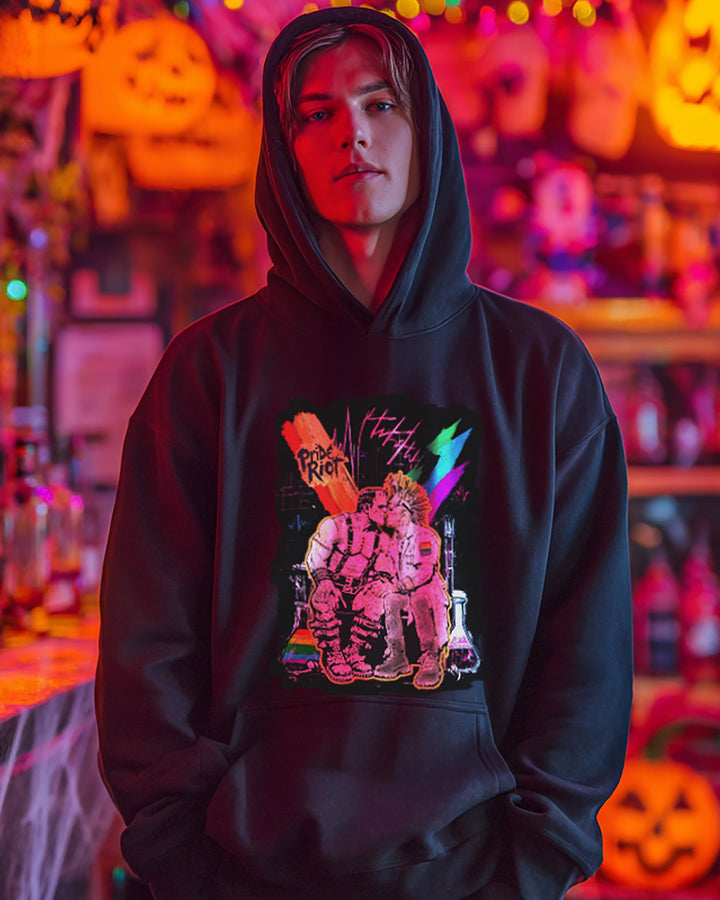 Frankenstein Hoodie | Queer Punk Horror Pride Apparel | Pride Riot