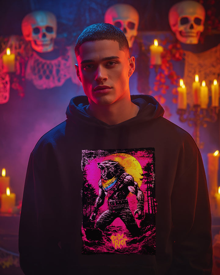 Werewolf Hoodie | Queer Punk Horror Pride Apparel | Pride Riot
