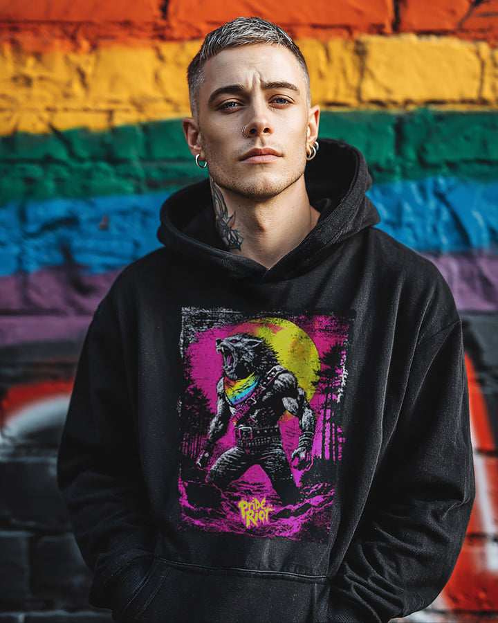 Werewolf Hoodie | Queer Punk Horror Pride Apparel | Pride Riot