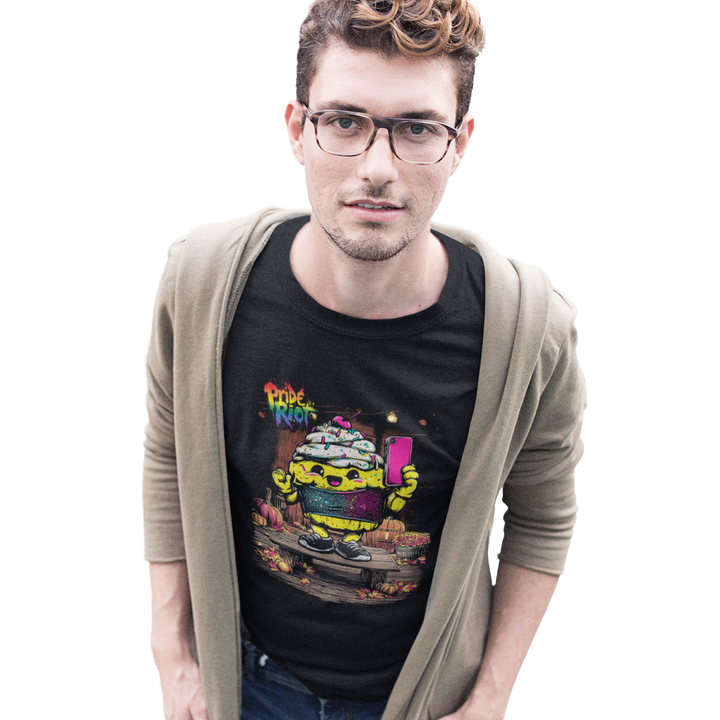Snack: The Cream Filled Cake — Tee — worn, PRIDE RIOT®