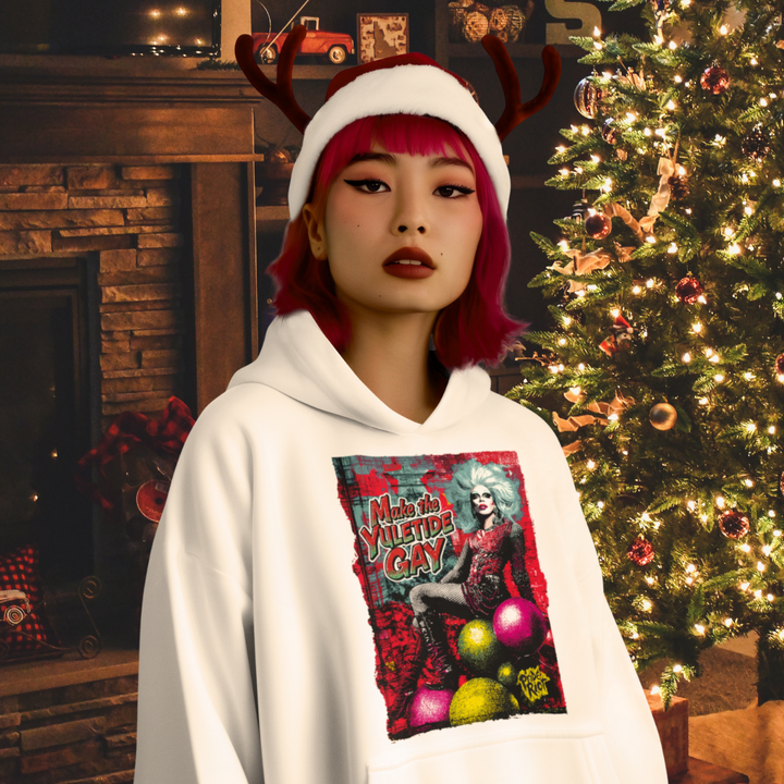 Make the Yuletide Gay | Unisex Hoodie | Pride Riot Official