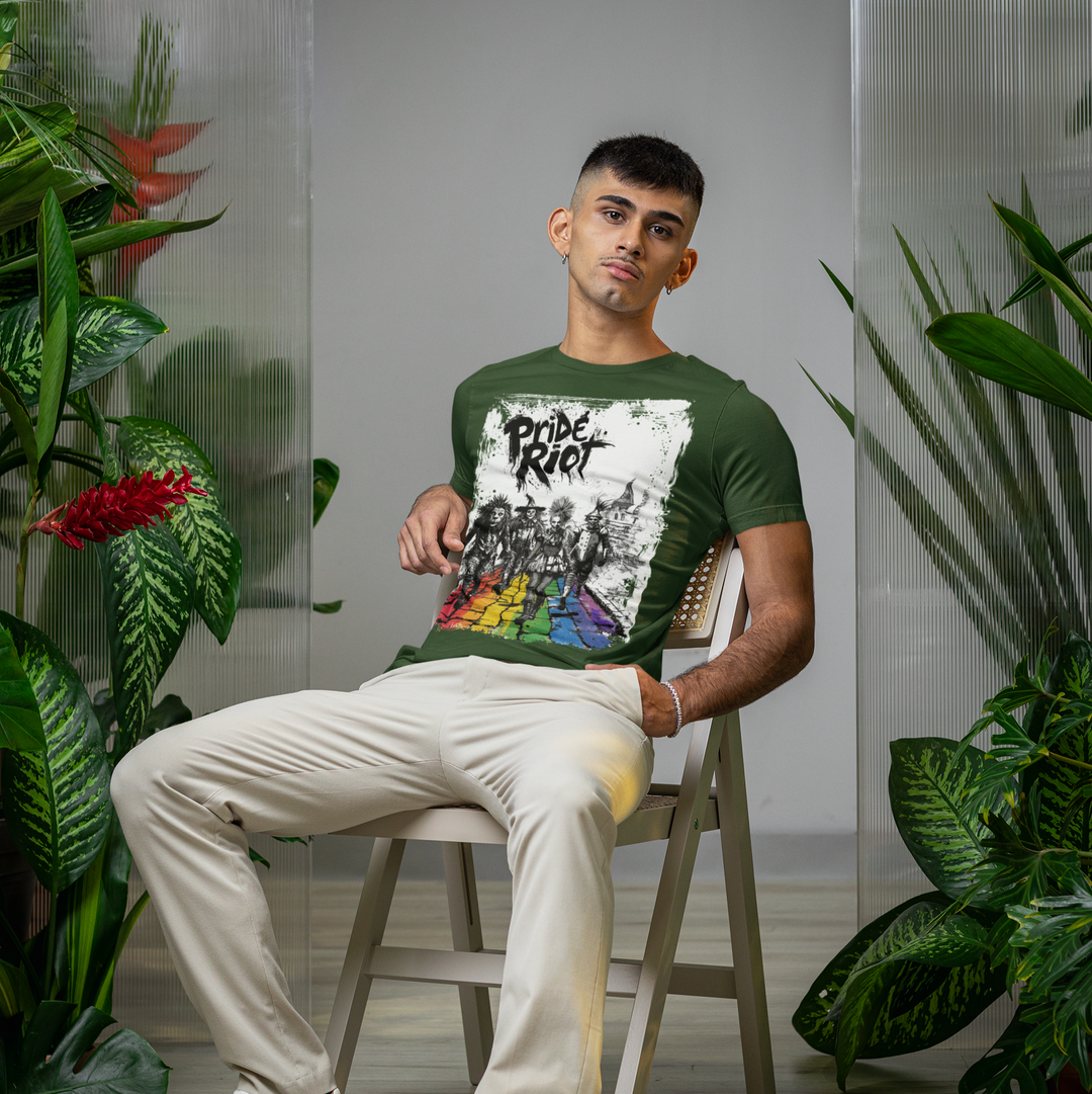 “Friends of Dorothy Led the Rebellion” Tee – Wizard of Oz Exclusive - Pride Riot 2025 Oz Drop