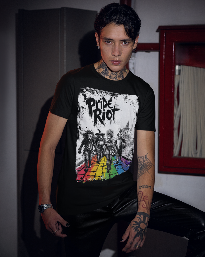 “Friends of Dorothy Led the Rebellion” Tee – Wizard of Oz Exclusive - Pride Riot 2025 Oz Drop
