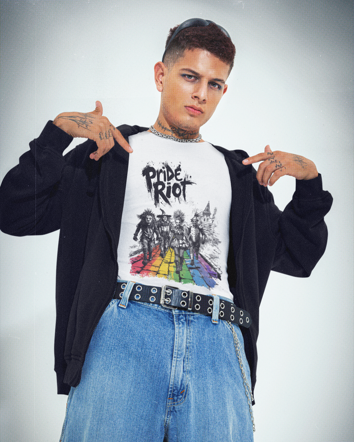“Friends of Dorothy Led the Rebellion” Tee – Wizard of Oz Exclusive - Pride Riot 2025 Oz Drop
