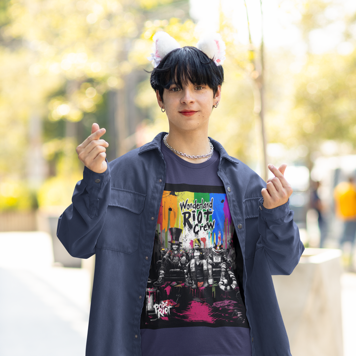 Alice in Wonderland Riot Crew Tee – Limited Pride Edition