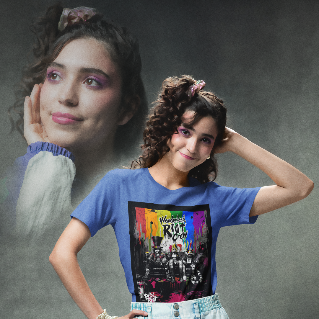 Alice in Wonderland Riot Crew Tee – Limited Pride Edition