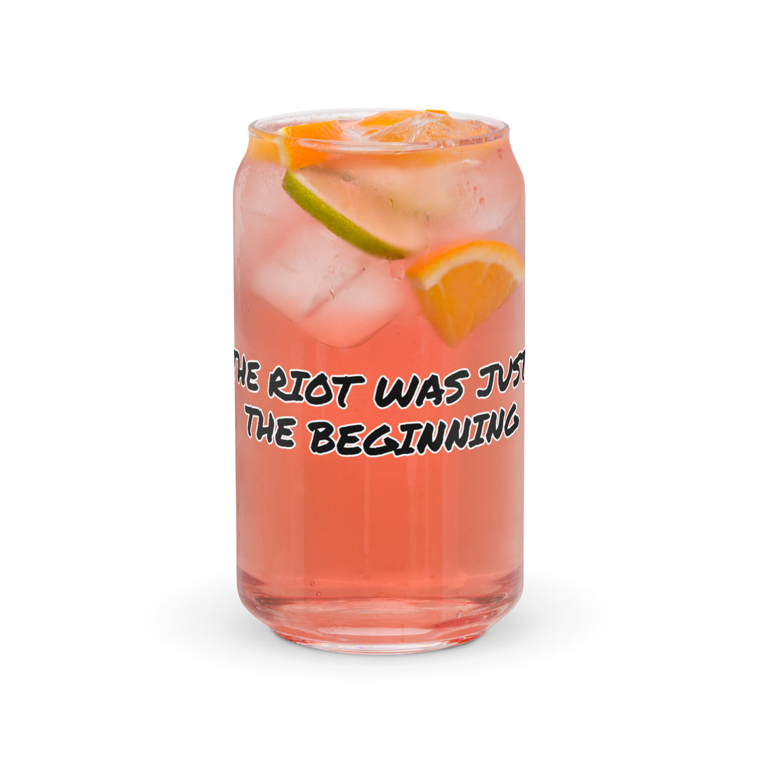 Love Is a Riot – Queer Punk Can Glass (16 oz) | The Riot Was Just the Beginning