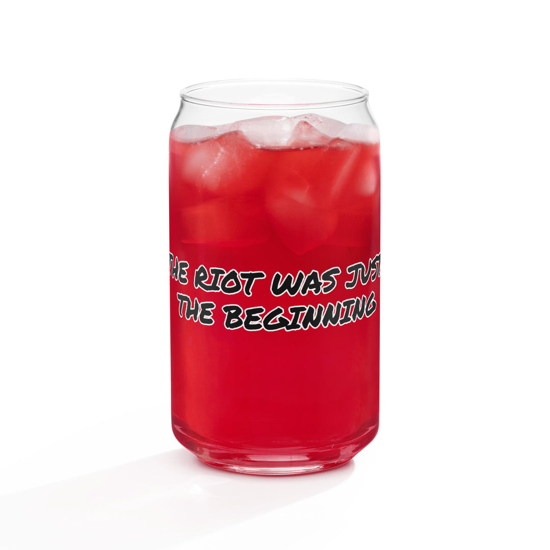 Love Is a Riot – Queer Punk Can Glass (16 oz) | The Riot Was Just the Beginning