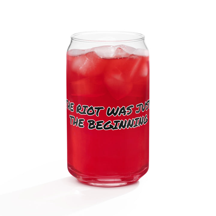 Love Is a Riot – Queer Punk Can Glass (16 oz) | The Riot Was Just the Beginning