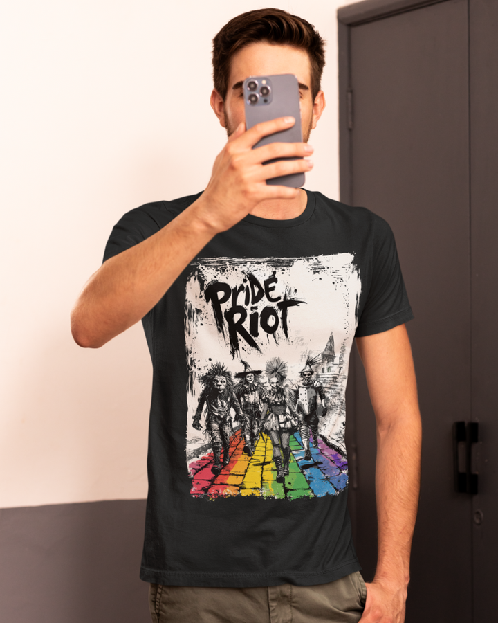 “Friends of Dorothy Led the Rebellion” Tee – Wizard of Oz Exclusive - Pride Riot 2025 Oz Drop
