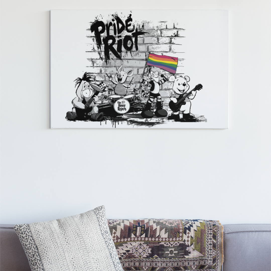 🔥 Honey Rejects 1988 Riot Canvas – Queer Punk Wall Art for Loud Mouths & Louder Walls