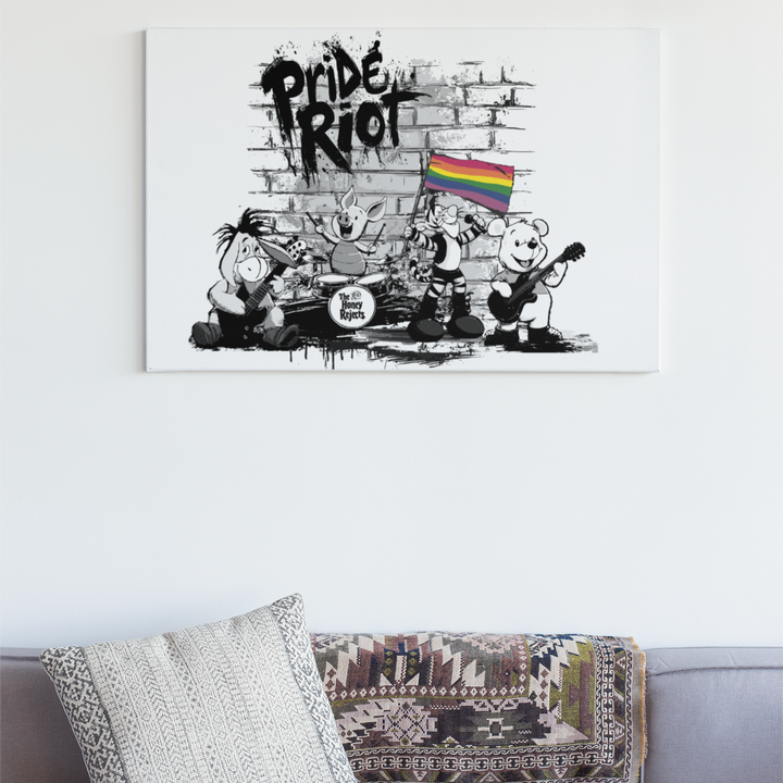 🔥 Honey Rejects 1988 Riot Canvas – Queer Punk Wall Art for Loud Mouths & Louder Walls