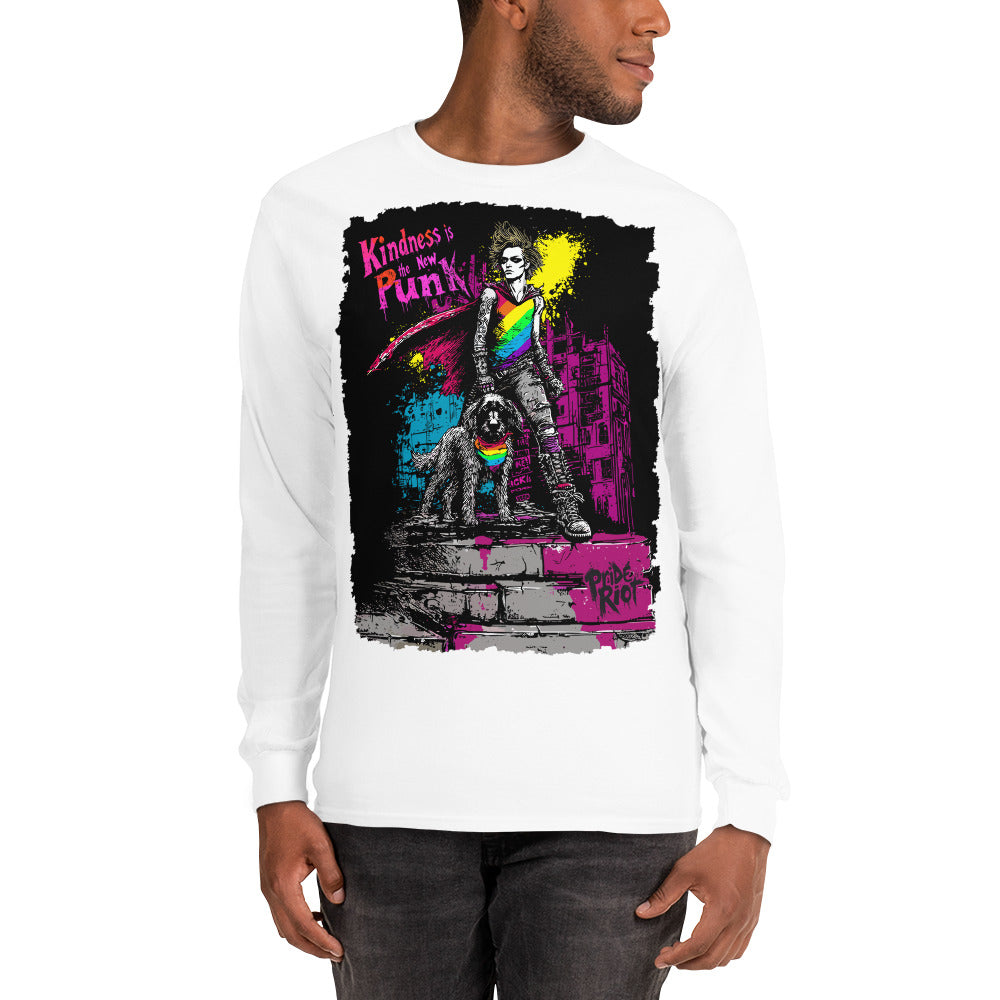 Kindness Is the New Punk – Unisex Long Sleeve Shirt | Pride Riot Official