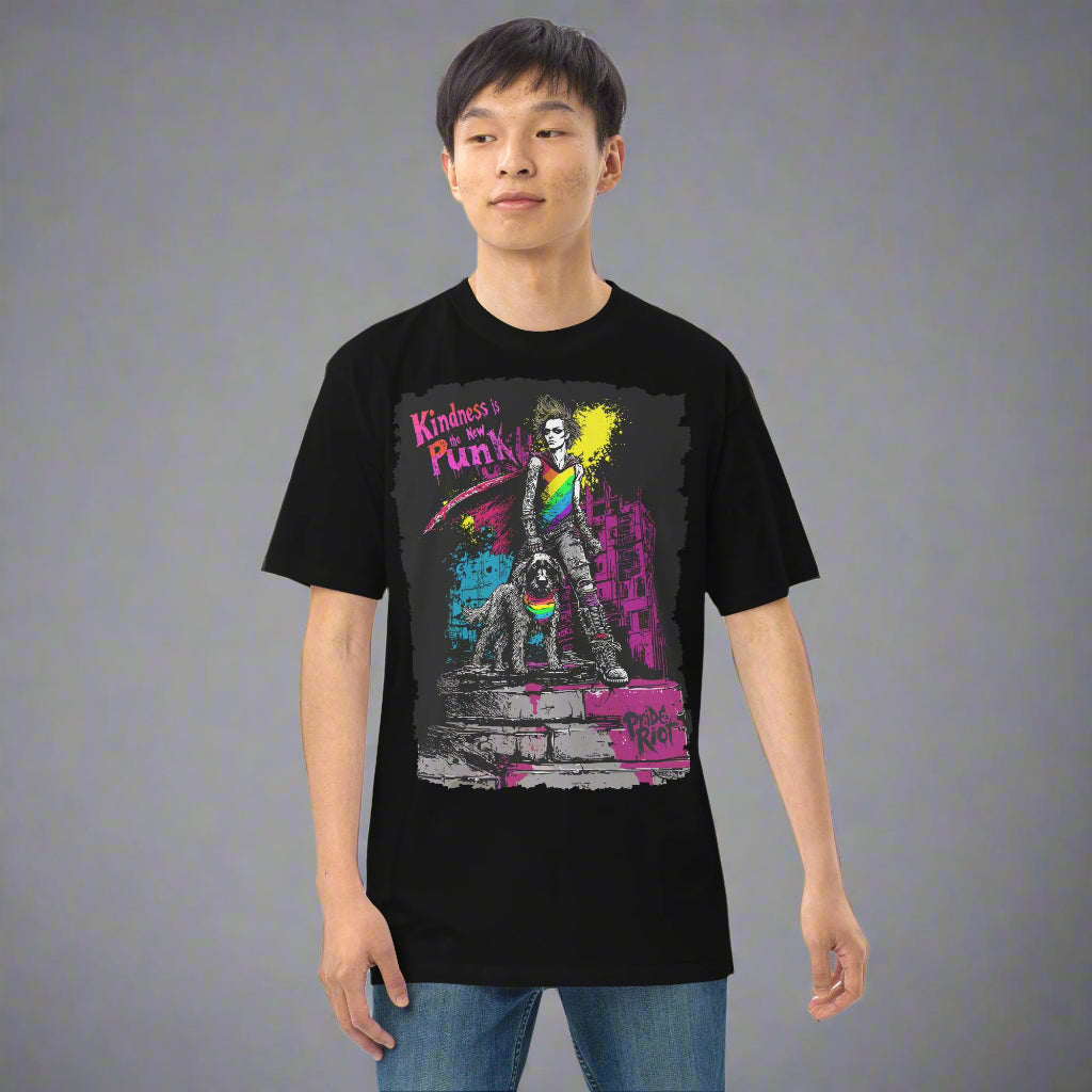 Kindness Is the New Punk – Premium Heavyweight Tee