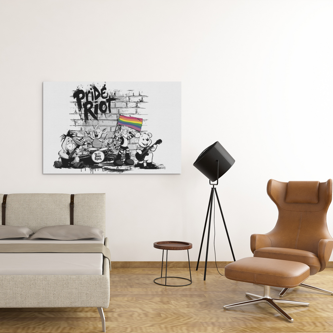 🔥 Honey Rejects 1988 Riot Canvas – Queer Punk Wall Art for Loud Mouths & Louder Walls