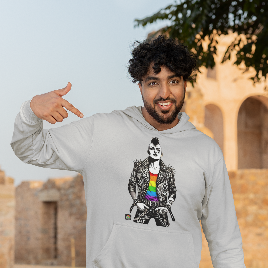 🔥 Pride Riot Official – Punk Queen Icon Hoodie 🔥