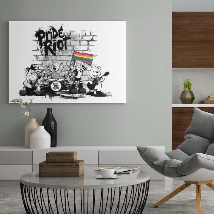 🔥 Honey Rejects 1988 Riot Canvas – Queer Punk Wall Art for Loud Mouths & Louder Walls