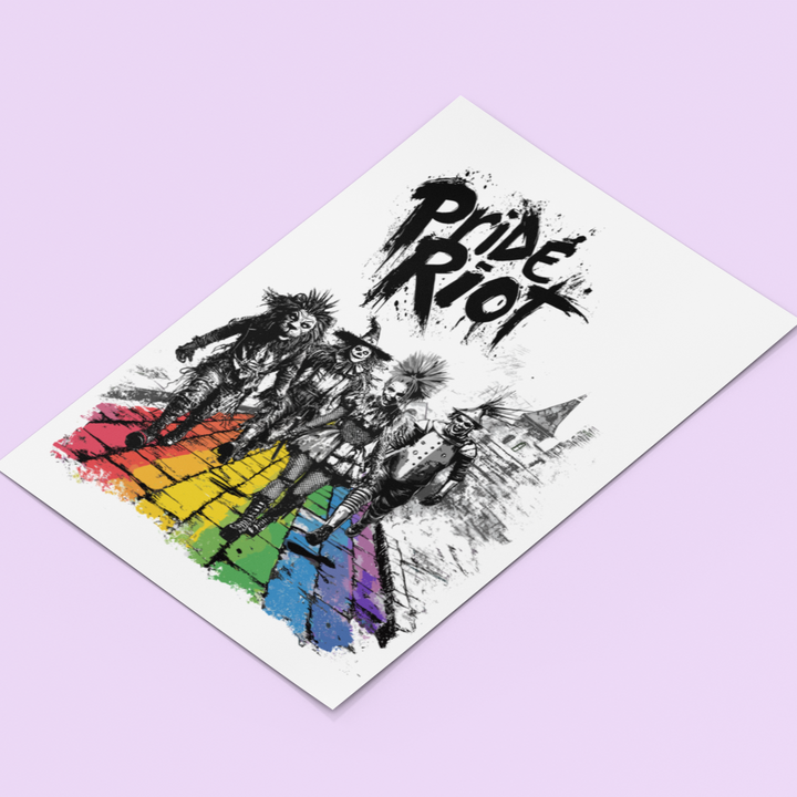 Wizard of Oz Punk Poster Exclusive – Pride Riot 2025 (Rainbow Brick Road Edition)
