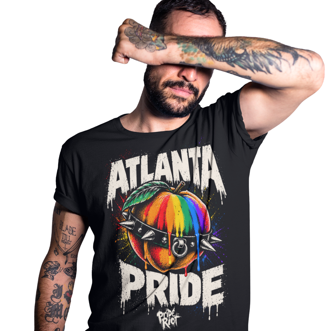 Atlanta Pride — Tee — worn, PRIDE RIOT®