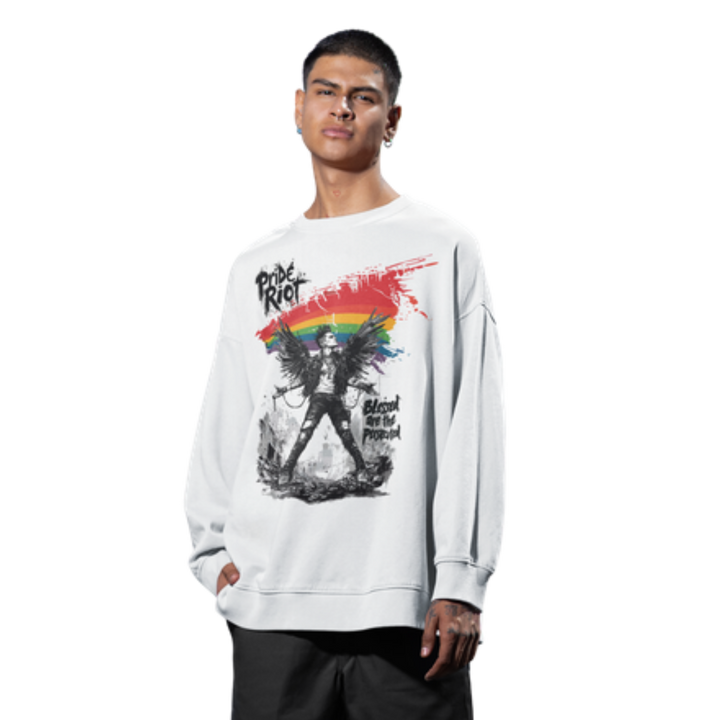 Blessed — Sweatshirt — worn, PRIDE RIOT®