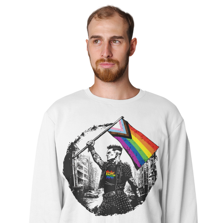 Flagbearer — Sweatshirt — worn, PRIDE RIOT®
