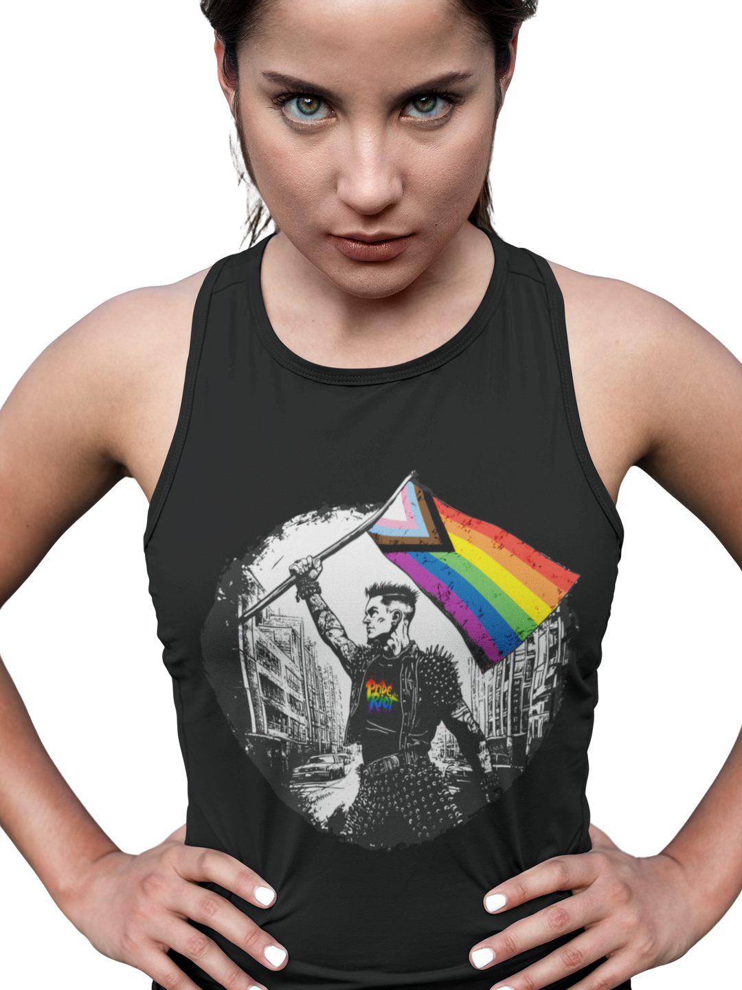Flagbearer — Tank — worn, PRIDE RIOT®