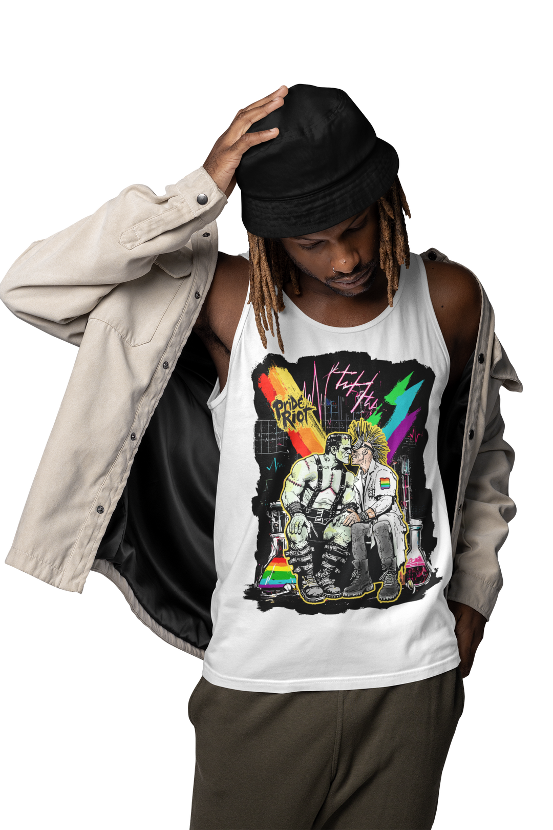 Frankenstein — Tank — worn, PRIDE RIOT®