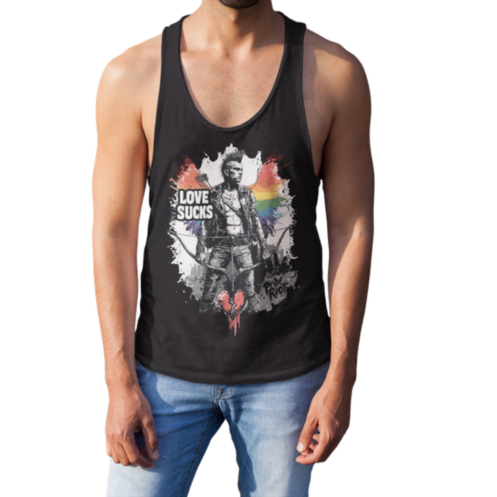 Love Sucks — Tank — worn, PRIDE RIOT®