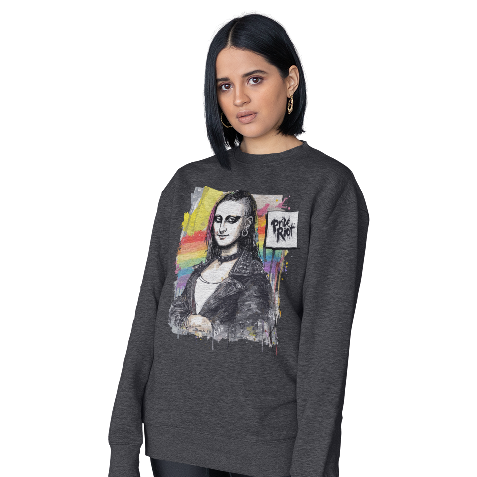 Mona Lisa — Sweatshirt — worn, PRIDE RIOT®