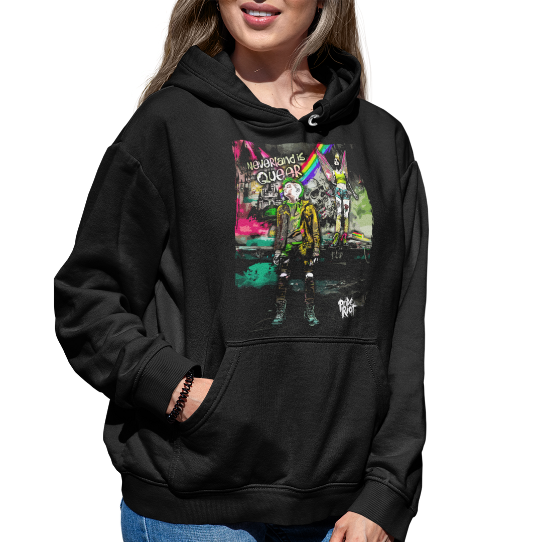 Neverland — Hoodie — worn, PRIDE RIOT®