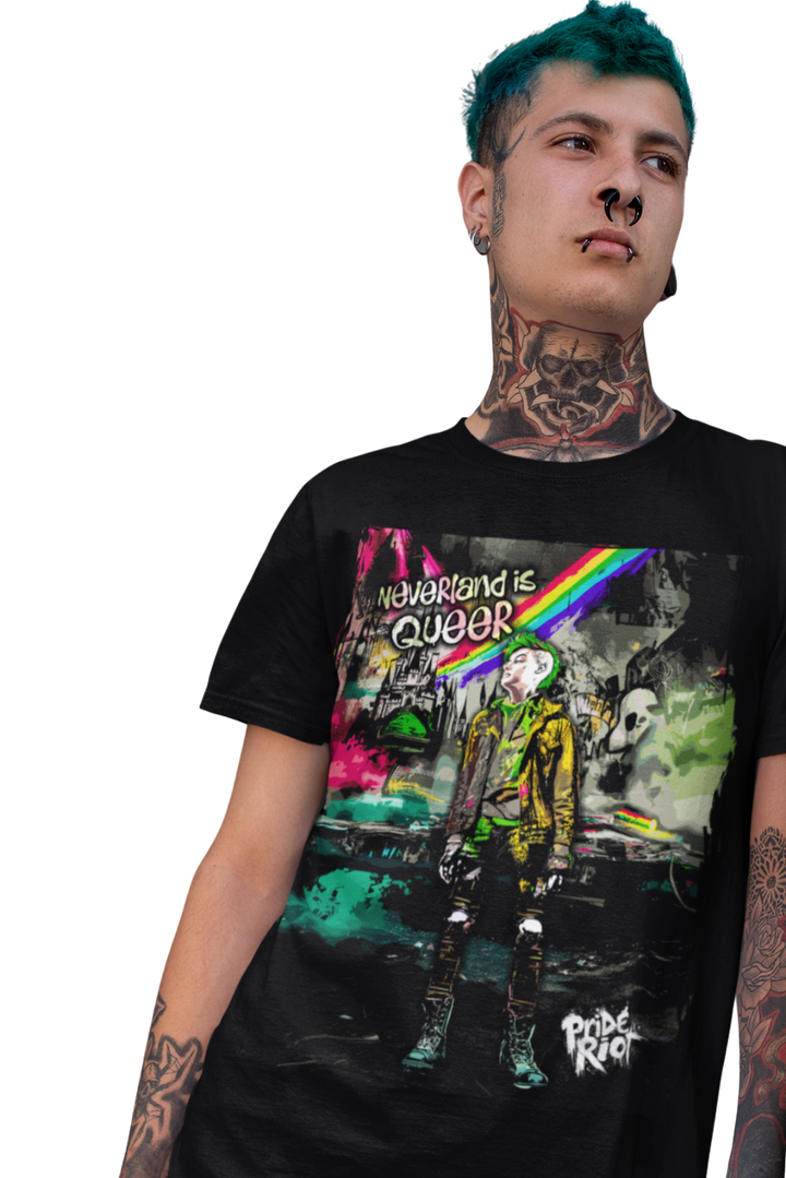 Neverland Peter — Tee — worn, PRIDE RIOT®