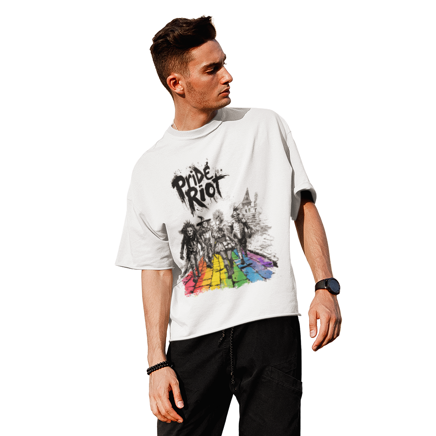 No Place Like Loud — Tee — worn, PRIDE RIOT®