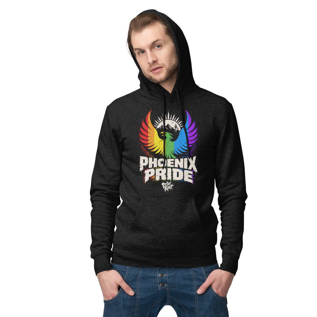 PHX Pride — Hoodie — worn, PRIDE RIOT®