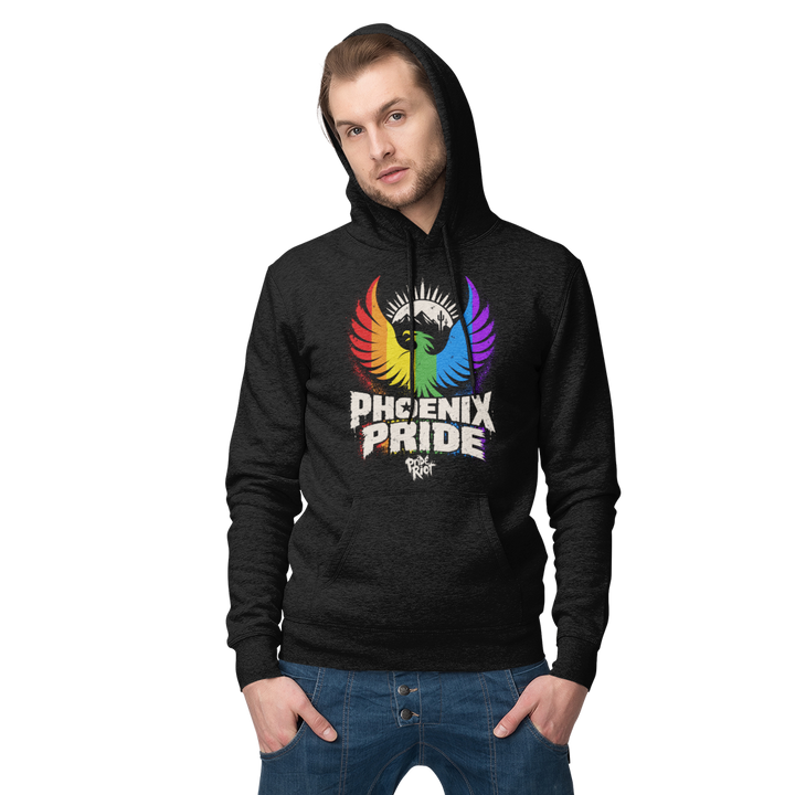 PHX Pride — Hoodie — worn, PRIDE RIOT®