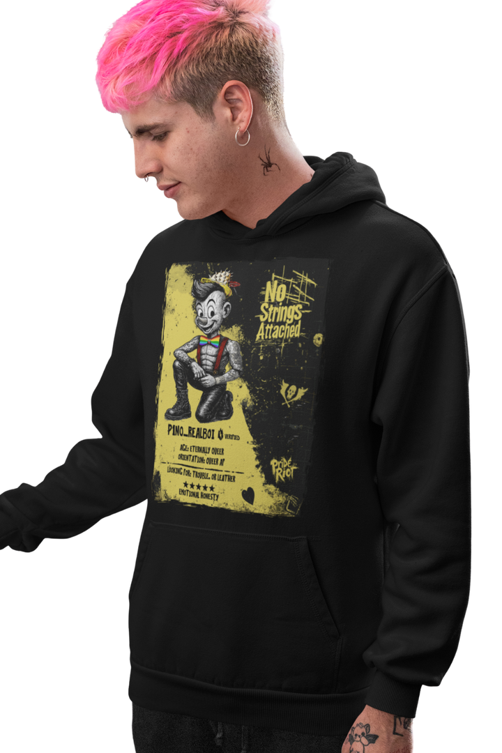 Pinocchio: No Strings Attached — Hoodie — worn, PRIDE RIOT®