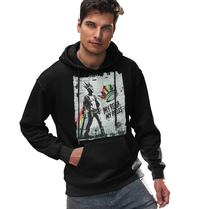 Punk Prince — Hoodie — worn, PRIDE RIOT®