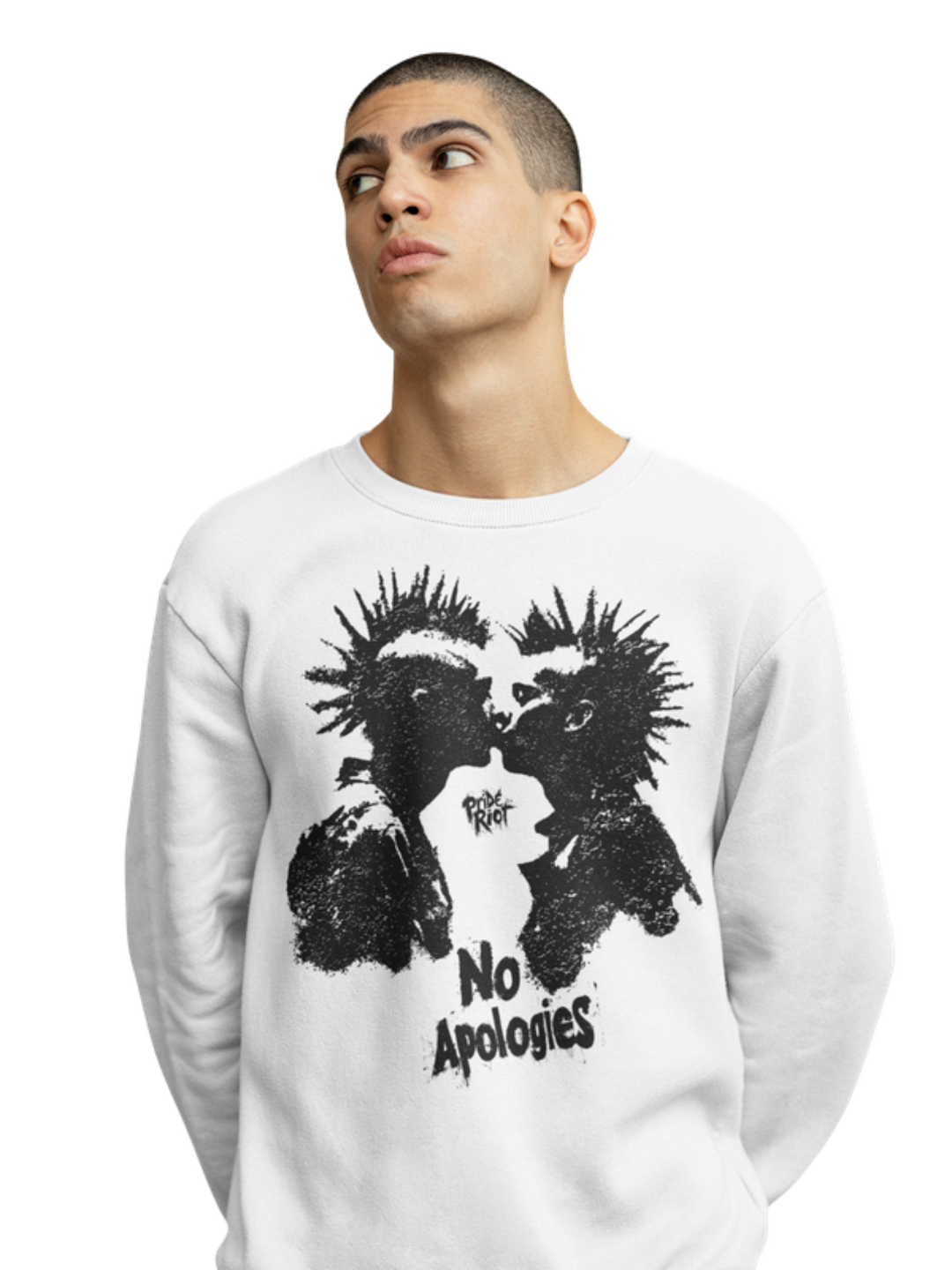 Punk Rock Kiss: No Apologies — Sweatshirt — worn, PRIDE RIOT®