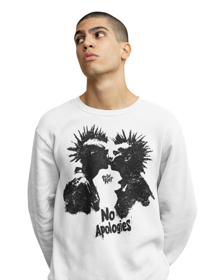 Punk Rock Kiss: No Apologies — Sweatshirt — worn, PRIDE RIOT®